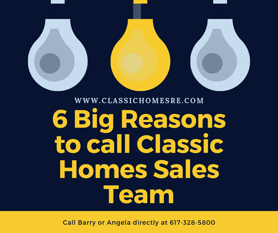 6 Big Reasons to call Classic Homes Real Estate